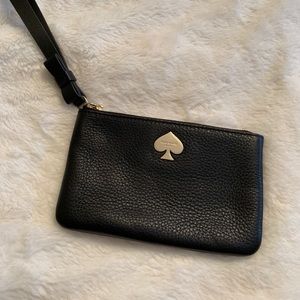 Kate Spade Black Wristlet